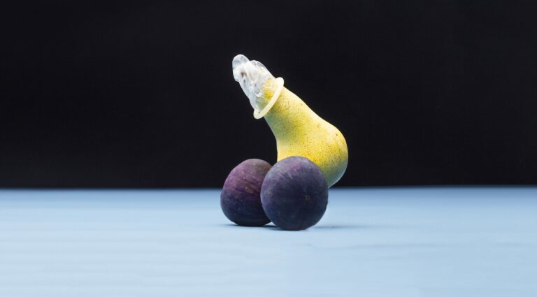 Condom on a Pear