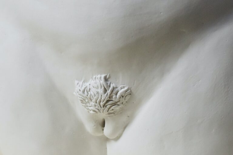 Close Up Shot of a Clay Sculpture